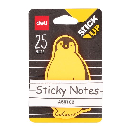 Poza cu NOTES ADEZIV ANIMALE 76*76MM 25 FILE DELI