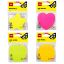 Poza cu NOTES ADEZIV DIV FORME 76*76MM 4*20 FILE NEON DELI