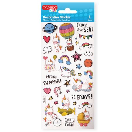 Poza cu STICKER PUFFY UNICORNS 2 TNX-25123 TANEX