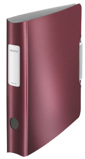 Poza cu BIBLIORAFT PLASTIFIAT 5CM 180G GRENA ACTIVE STYLE LEITZ