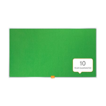 Poza cu PANOU TEXTIL WIDESCREEN 32"(721*411MM) RAMA ALUMINIU VERDE NOBO