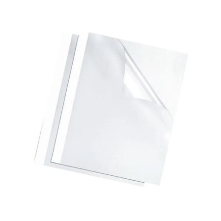 Poza cu COPERTI TERMICE 8MM 150+200G/MP TRANSPARENTE 100/TCUT FELLOWES