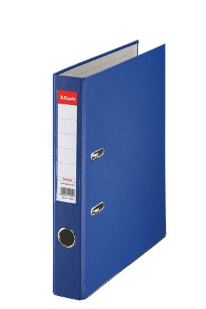 Poza cu BIBLIORAFT PLASTIFIAT 5CM ALBASTRU ECONOMY ESSELTE