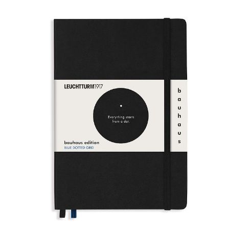 Poza cu CAIET A5 PUNCTAT COPERTA RIGIDA NEGRU BAUHAUS LEUCHTTURM