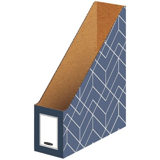 Poza cu SUPORT DOCUMENTE CARTON ALBASTRU DECOR FELLOWES