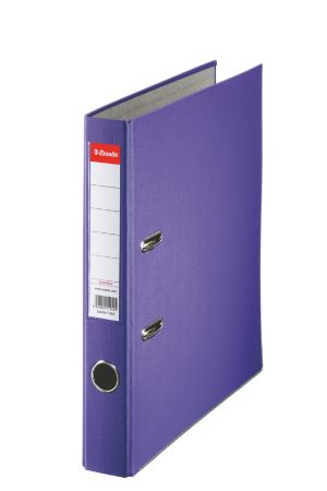 Poza cu BIBLIORAFT PLASTIFIAT 5CM MOV ECONOMY ESSELTE