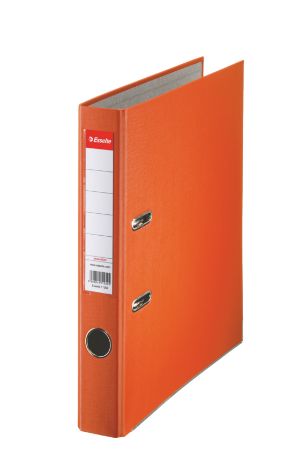 Poza cu BIBLIORAFT PLASTIFIAT 5CM PORTOCALIU ECONOMY ESSELTE