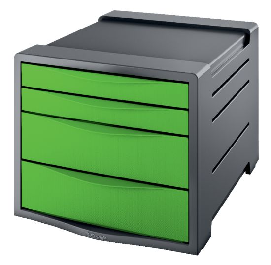 Poza cu CABINET 4 SERTARE VERDE VIVIDA ESSELTE