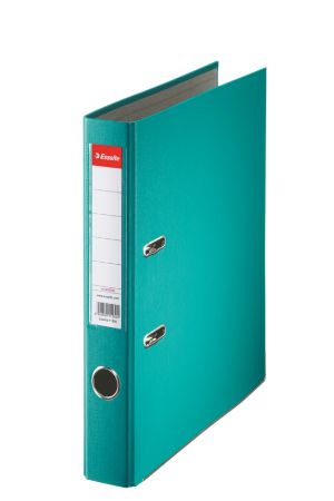 Poza cu BIBLIORAFT PLASTIFIAT 5CM TURQUOISE ECONOMY ESSELTE