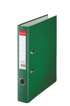 Poza cu BIBLIORAFT PLASTIFIAT 5CM VERDE ECONOMY ESSELTE