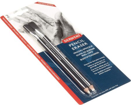 Poza cu RADIERA TIP CREION PENSULA INCLUSA 2/SET PROFESSIONAL DERWENT