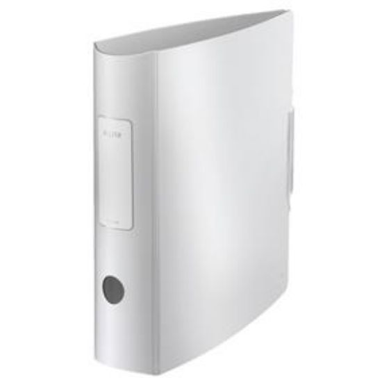 Poza cu BIBLIORAFT PLASTIFIAT 7.5CM 180GRADE ALB ARCTIC STYLE LEITZ