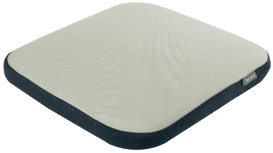 Poza cu PERNUTA ERGONOMICA SCAUN GRI PASTEL HUSA LAVABILA ERGO LEITZ