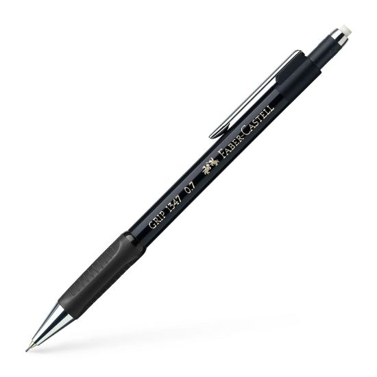 Poza cu CREION MECANIC 0.7MM NEGRU GRIP 1347 FABER-CASTELL