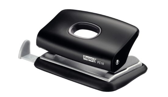 Poza cu PERFORATOR 10 COLI MODEL FC10 NEGRU RAPID
