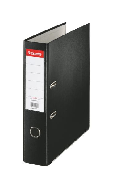Poza cu BIBLIORAFT PLASTIFIAT 7.5CM NEGRU ECONOMY ESSELTE