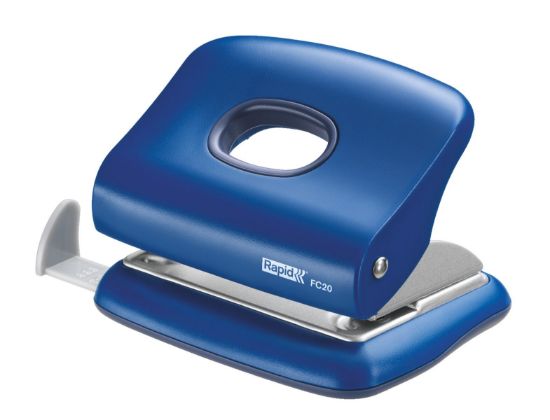 Poza cu PERFORATOR 20 COLI MODEL FC20 ALBASTRU RAPID