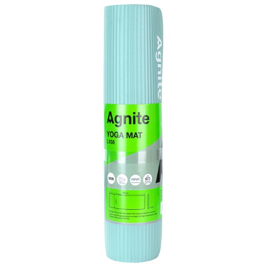 Poza cu SALTEA YOGA 183*61*0.8 CM + HUSA TRANSPORT AGNITE TURCOAZ DELI