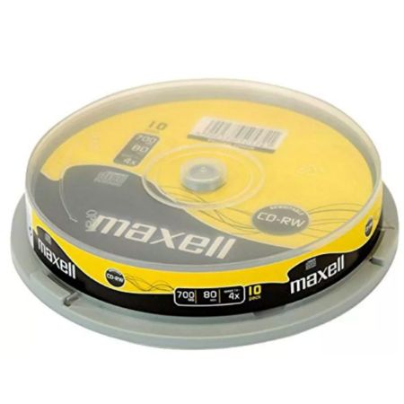 Poza cu CD-RW 10/SET 4X 700MB CAKE BOX MAXELL