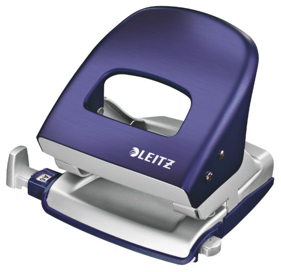 Poza cu PERFORATOR 30 COLI MODEL 5006 METALIC ALBASTRU-VIOLET STYL LEITZ