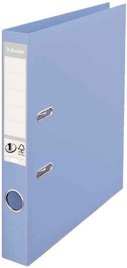 Poza cu BIBLIORAFT PLASTIFIAT INT-EXT 5CM ALBASTRU DES NR1 POWER ESSELTE