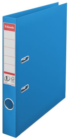Poza cu BIBLIORAFT PLASTIFIAT INT-EXT 5CM ALBASTRU VIVIDA NR1 ESSELTE
