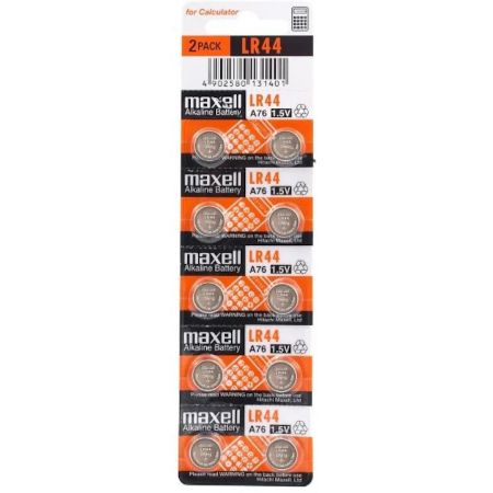 Poza cu BATERII A76 LR44 AG13 1,5V (5X2) 10 BUC/BLISTER MAXELL