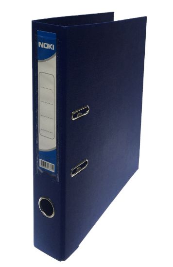 Poza cu BIBLIORAFT PLASTIFIAT INT-EXT 5CM BLEUMARIN NOKI