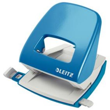 Poza cu PERFORATOR 30 COLI MODEL 5008 METALIC ALBASTRU DESCHIS LEITZ