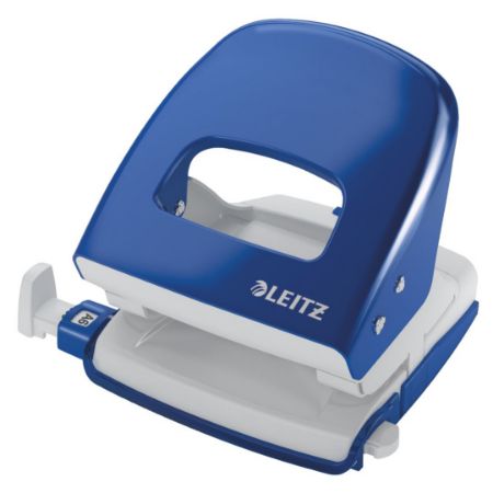 Poza cu PERFORATOR 30 COLI MODEL 5008 METALIC ALBASTRU LEITZ