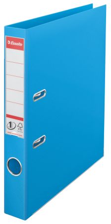 Poza cu BIBLIORAFT PLASTIFIAT INT-EXT 5CM CYAN NR1 POWER ESSELTE