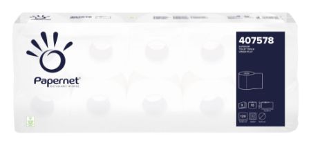 Poza cu HARTIE IGIENICA ALBA 3STR 10/SET PAPERNET