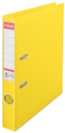 Poza cu BIBLIORAFT PLASTIFIAT INT-EXT 5CM GALBEN VIVIDA NR1 ESSELTE