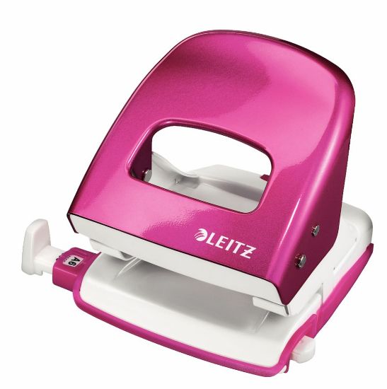 Poza cu PERFORATOR 30 COLI MODEL 5008 METALIC ROZ METALIZAT LEITZ