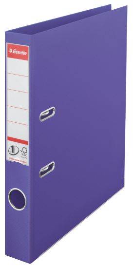 Poza cu BIBLIORAFT PLASTIFIAT INT-EXT 5CM MOV NR1 POWER ESSELTE