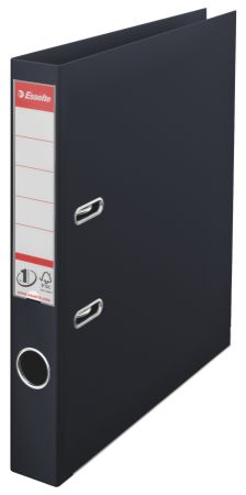 Poza cu BIBLIORAFT PLASTIFIAT INT-EXT 5CM NEGRU VIVIDA NR1 POWER ESSELTE
