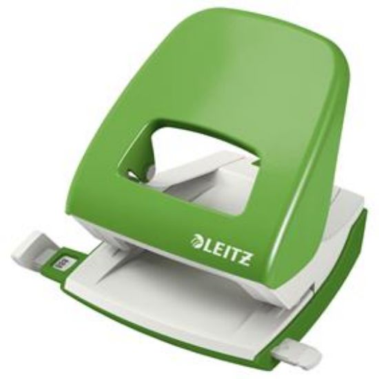 Poza cu PERFORATOR 30 COLI MODEL 5008 METALIC VERDE DESCHIS LEITZ