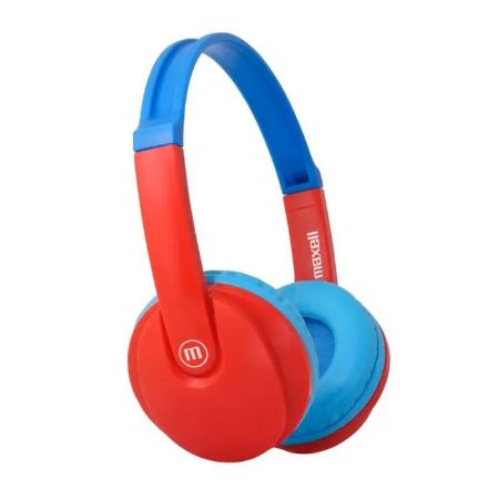 Poza cu CASTI FARA FIR BLUETOOTH HP-BT350 KIDZ TURCOAZ/ROSU MAXELL