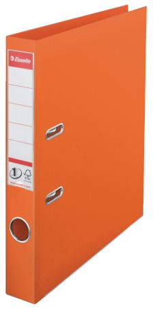 Poza cu BIBLIORAFT PLASTIFIAT INT-EXT 5CM PORTOCALIU NR1 POWER ESSELTE