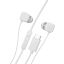 Poza cu CASTI AUDIO CU FIR SI MICROFON SQUARE USB-C ALBE MAXELL