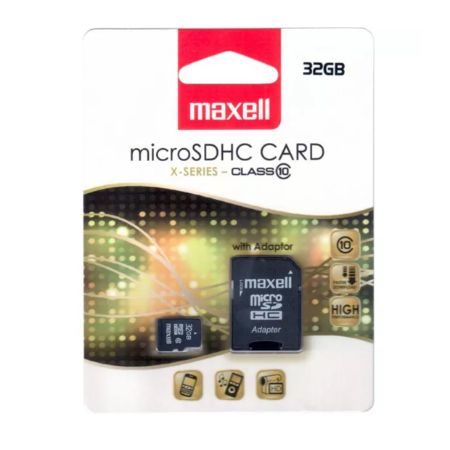 Poza cu MEMORIE MICRO SDHC 32GB CLS10 CU ADAPTOR MAXELL