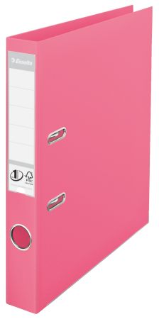 Poza cu BIBLIORAFT PLASTIFIAT INT-EXT 5CM ROZ NR1 POWER ESSELTE