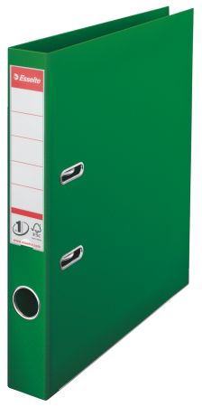 Poza cu BIBLIORAFT PLASTIFIAT INT-EXT 5CM VERDE NR1 POWER ESSELTE