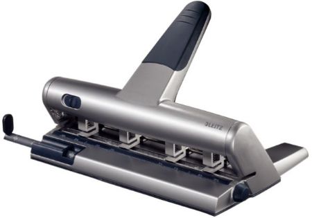 Poza cu PERFORATOR 4 PERFORATII 30 COLI  MODEL 5114 ARGINTIU LEITZ
