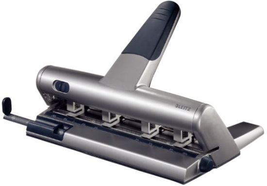 Poza cu PERFORATOR 4 PERFORATII 30 COLI  MODEL 5114 ARGINTIU LEITZ