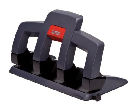 Poza cu PERFORATOR 4 PERFORATII 30 COLI SP34 PRESS LESS NEGRU RAPID