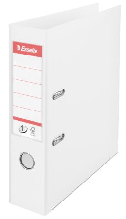 Poza cu BIBLIORAFT PLASTIFIAT INT-EXT 7.5CM ALB VIVIDA NR1 POWER ESSELTE