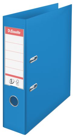 Poza cu BIBLIORAFT PLASTIFIAT INT-EXT 7.5CM ALBASTRU VIVIDA NR1 ESSELTE