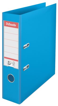 Poza cu BIBLIORAFT PLASTIFIAT INT-EXT 7.5CM CYAN NR1 POWER ESSELTE