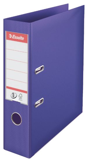 Poza cu BIBLIORAFT PLASTIFIAT INT-EXT 7.5CM MOV NR1 POWER ESSELTE